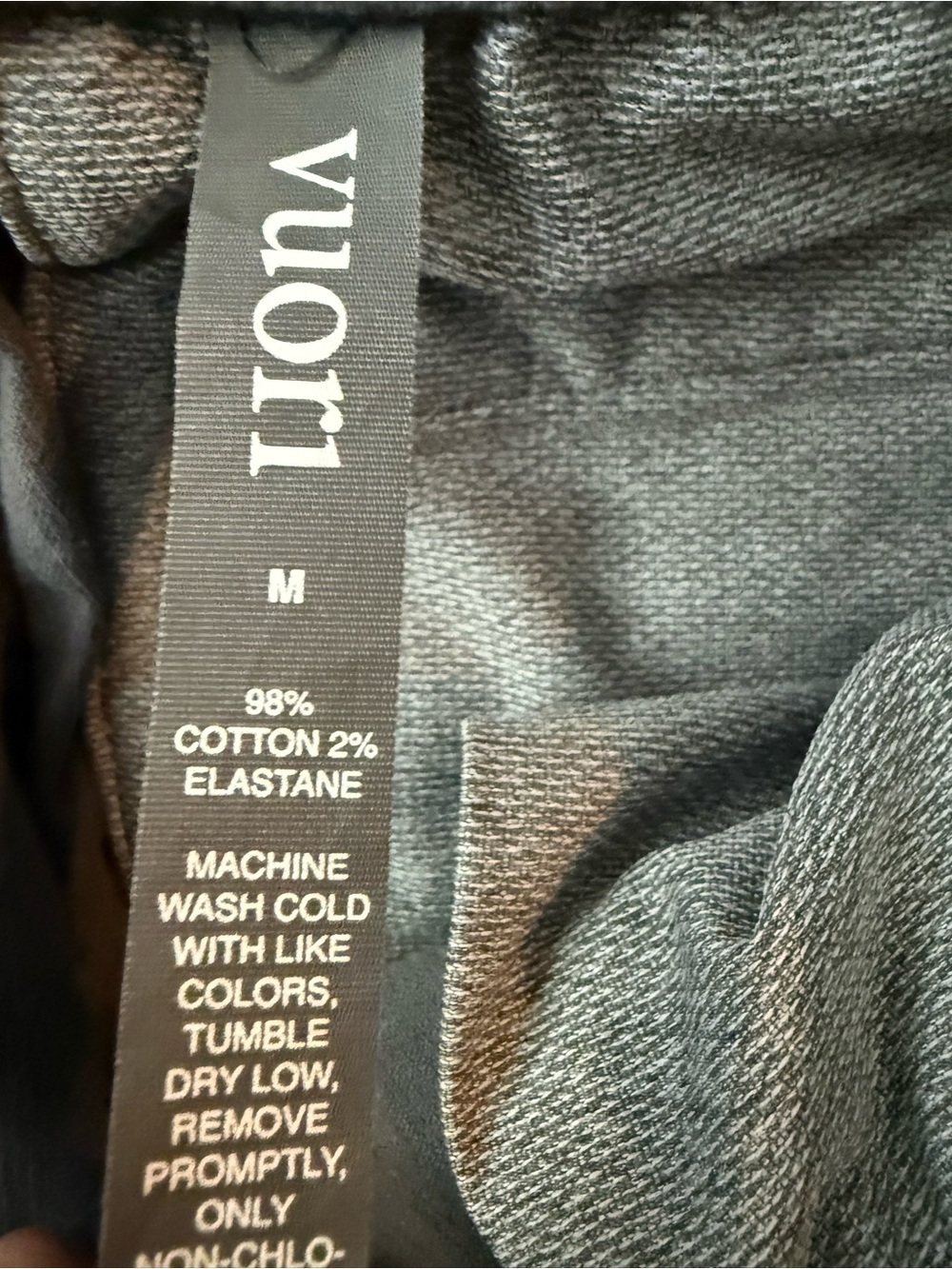 Vuori Optimist Corduroy Pants Brown Drawstring Mens Size Medium - Picture 3 of 6